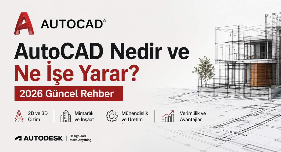 AutoCAD Nedir ve Ne İşe Yarar? 2026 Güncel Rehber